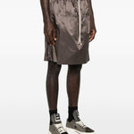 Shorts kilt al ginocchio in marrone Rick Owens x Moncler - unisex<BR/> 