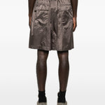 Shorts kilt al ginocchio in marrone Rick Owens x Moncler - unisex<BR/> 