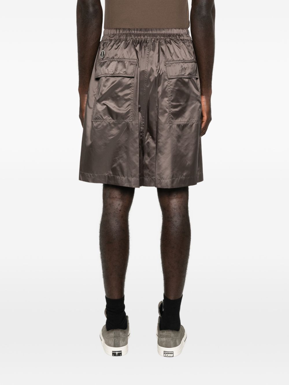 Shorts kilt al ginocchio in marrone Rick Owens x Moncler - unisex<BR/> 