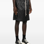 Shorts kilt al ginocchio in nero Rick Owens x Moncler - unisex<BR/> 