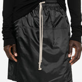 Shorts kilt al ginocchio in nero Rick Owens x Moncler - unisex<BR/> 