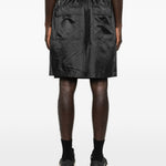 Shorts kilt al ginocchio in nero Rick Owens x Moncler - unisex<BR/> 