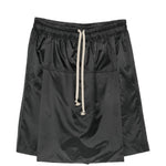 Shorts kilt al ginocchio in nero Rick Owens x Moncler - unisex<BR/> 