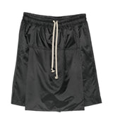 Shorts kilt al ginocchio in nero Rick Owens x Moncler - unisex<BR/> 