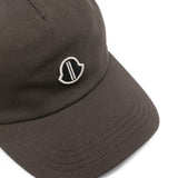 Cappello da baseball con logo in marrone Rick Owens x Moncler - unisex 