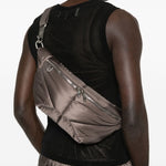Marsupio bumbag in marrone Rick Owens x Moncler - unisex<BR/> 