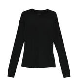Top a maniche lunghe in cotone grider in nero Rick Owens x Moncler - unisex 