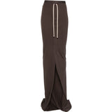 Gonna maxi regolabile in marrone Rick Owens x Moncler - donna<BR/> 
