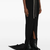 Gonna maxi regolabile in nero Rick Owens x Moncler - donna<BR/> 