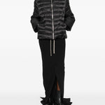 Gonna maxi regolabile in nero Rick Owens x Moncler - donna<BR/> 