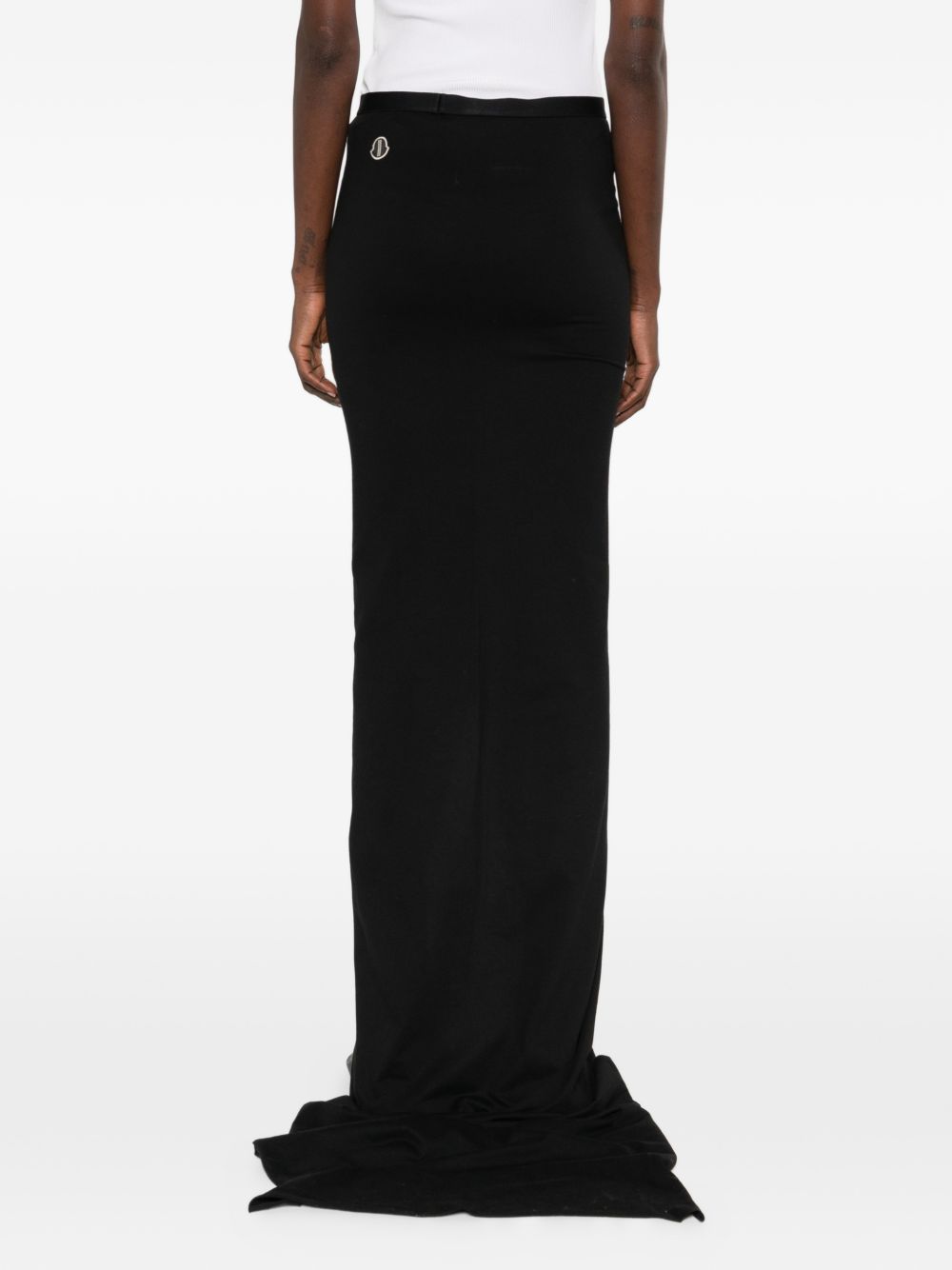 Gonna maxi regolabile in nero Rick Owens x Moncler - donna<BR/> 