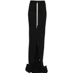 Gonna maxi regolabile in nero Rick Owens x Moncler - donna<BR/> 