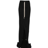 Gonna maxi regolabile in nero Rick Owens x Moncler - donna<BR/> 