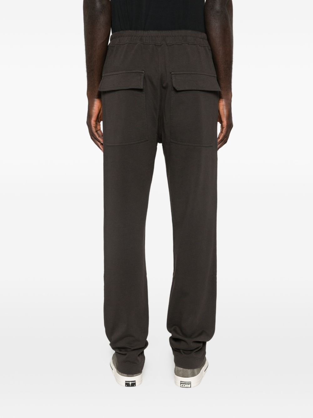 Jogger con coulisse in marrone Rick Owens x Moncler - unisex<BR/><BR/> 