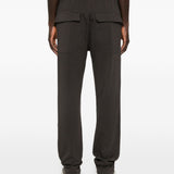 Jogger con coulisse in marrone Rick Owens x Moncler - unisex<BR/><BR/> 
