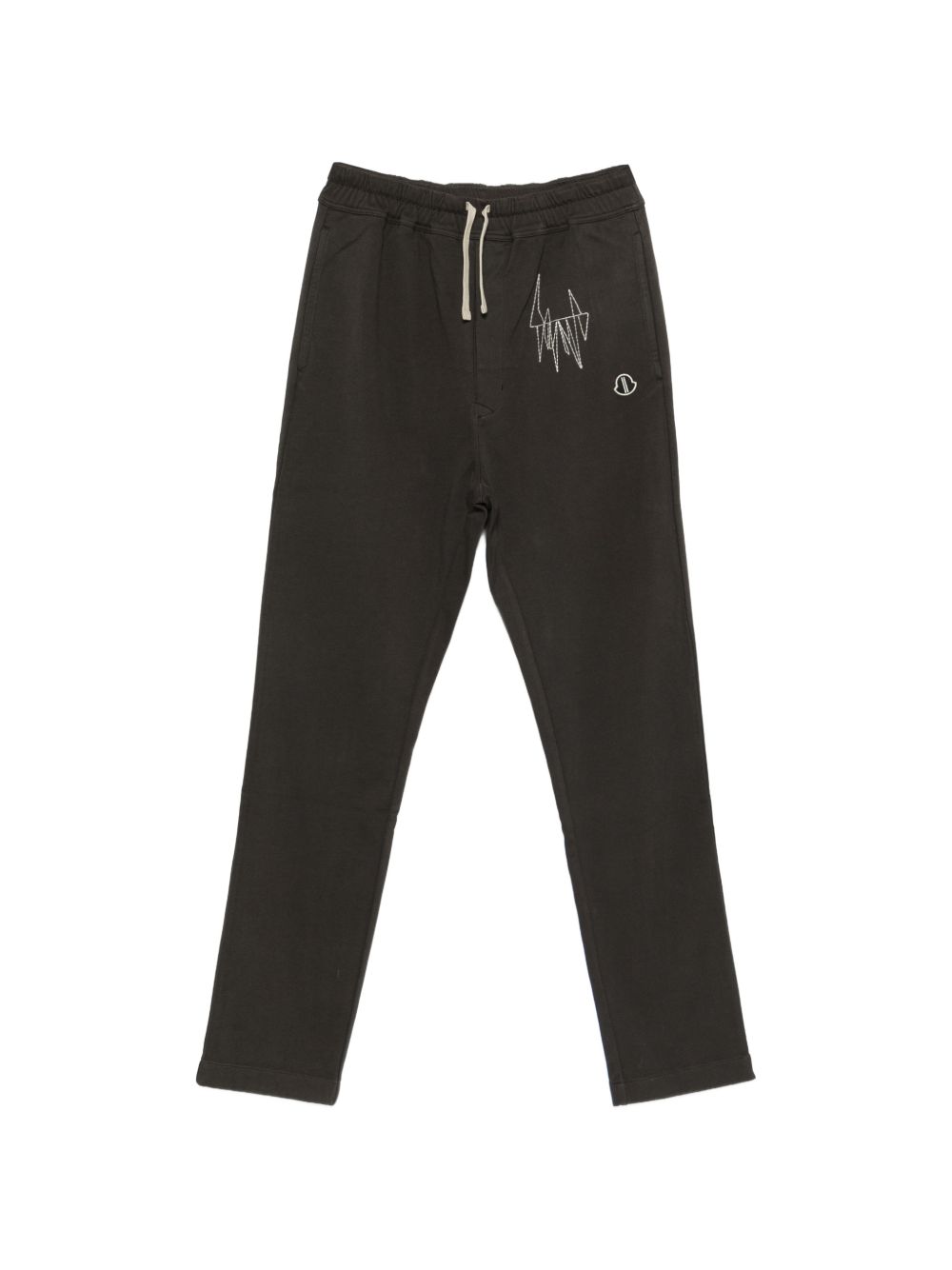 Jogger con coulisse in marrone Rick Owens x Moncler - unisex<BR/><BR/> 