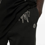 Jogger con coulisse in nero Rick Owens x Moncler - unisex<BR/><BR/> 