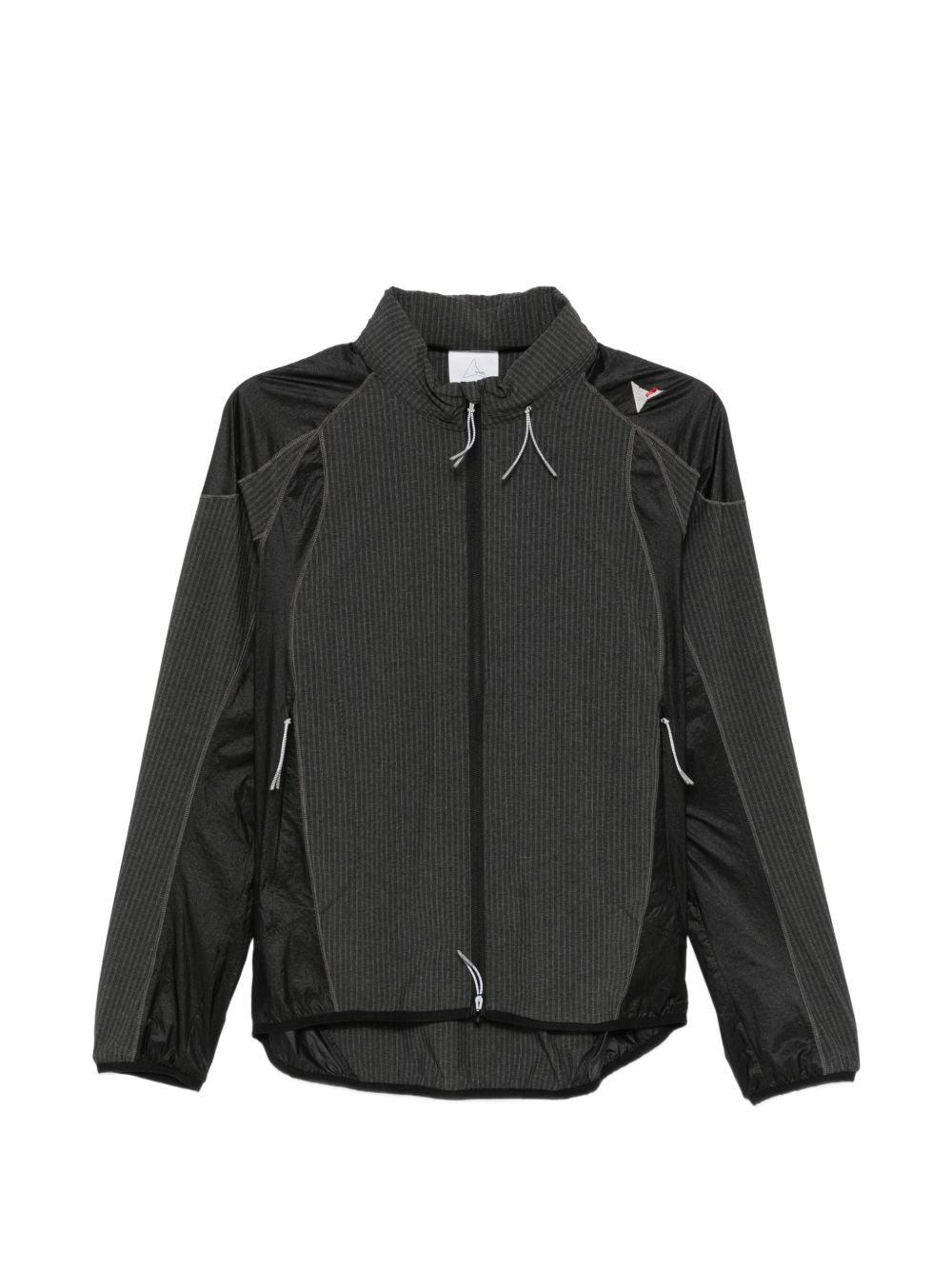 Giacca a righe con zip in grigio Kolor - uomo 