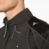 Giacca a righe con zip in grigio Kolor - uomo 