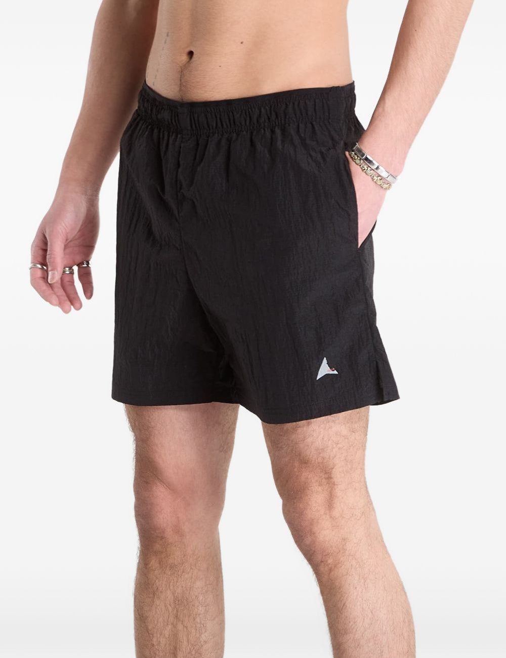 Shorts con logo in nero Roa - uomo 