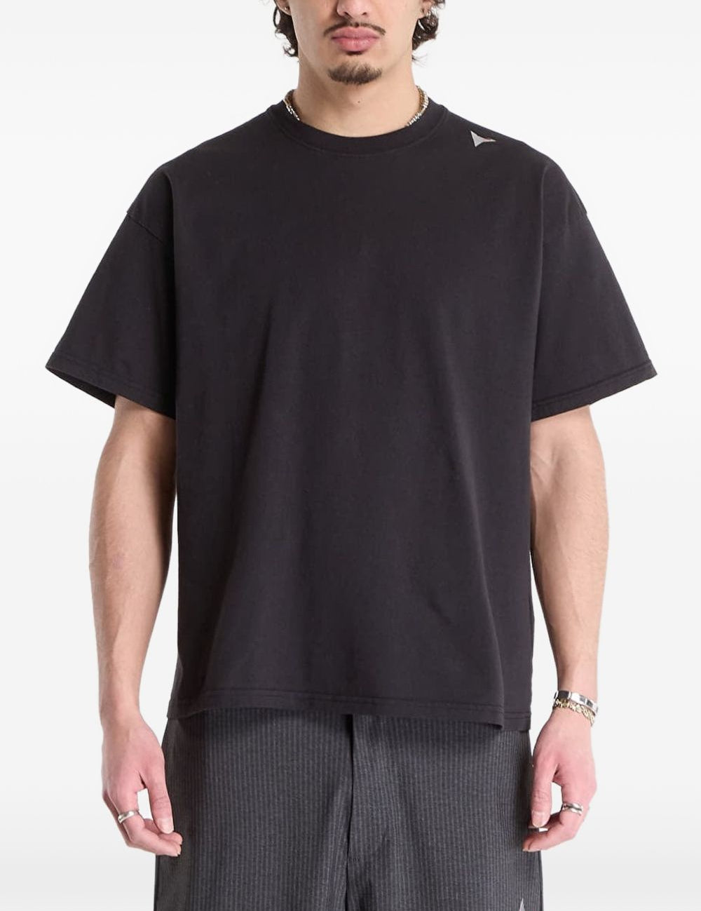 T-shirt con logo in nero Roa - uomo 