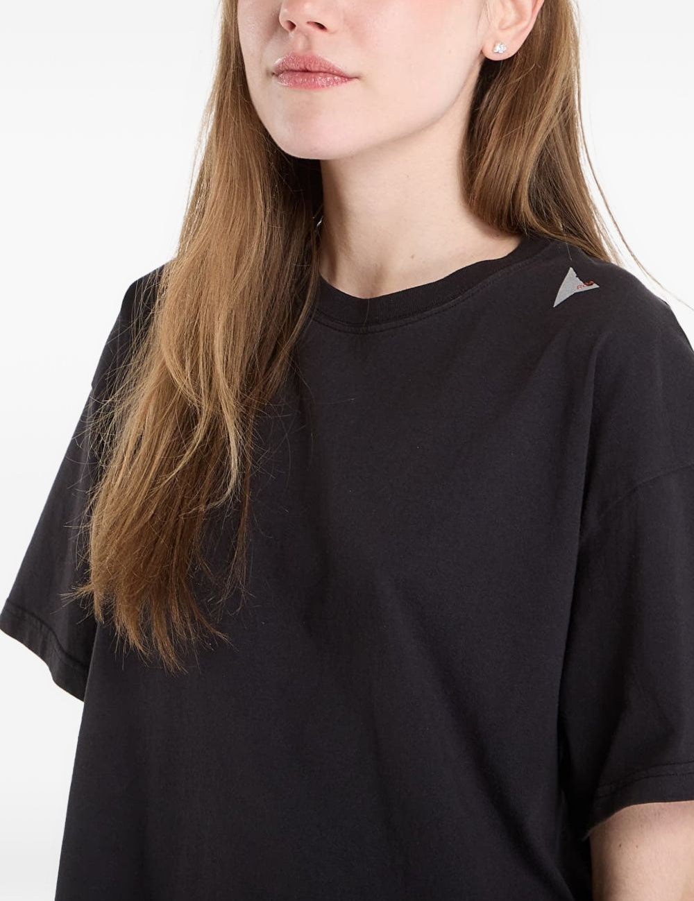 T-shirt con logo in nero Roa - uomo 