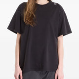 T-shirt con logo in nero Roa - uomo 