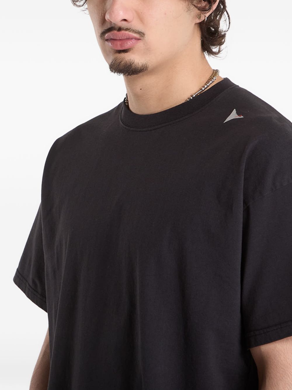 T-shirt con logo in nero Roa - uomo 