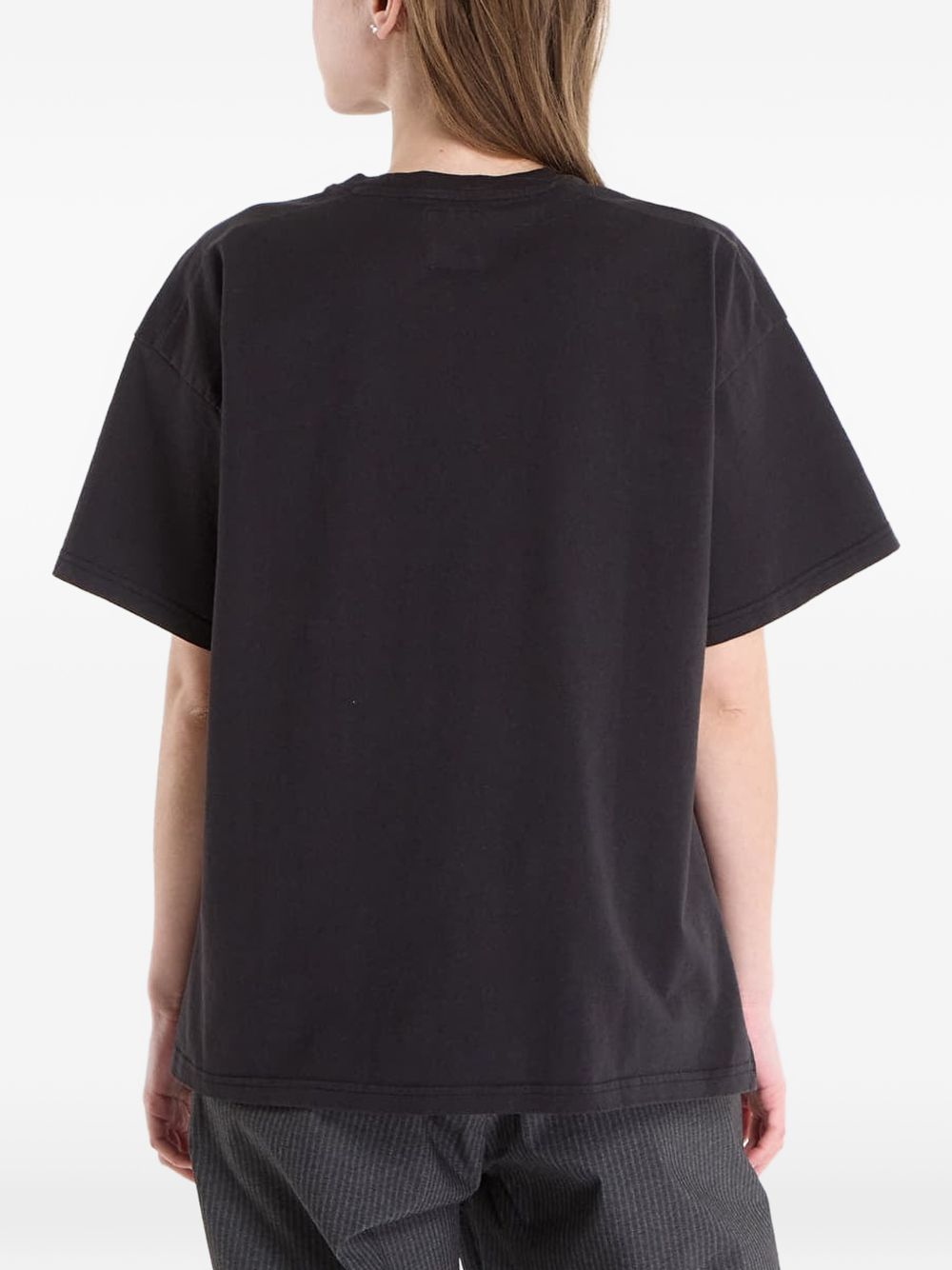 T-shirt con logo in nero Roa - uomo 