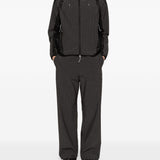 Pantaloni gessati con logo in nero Roa - uomo 