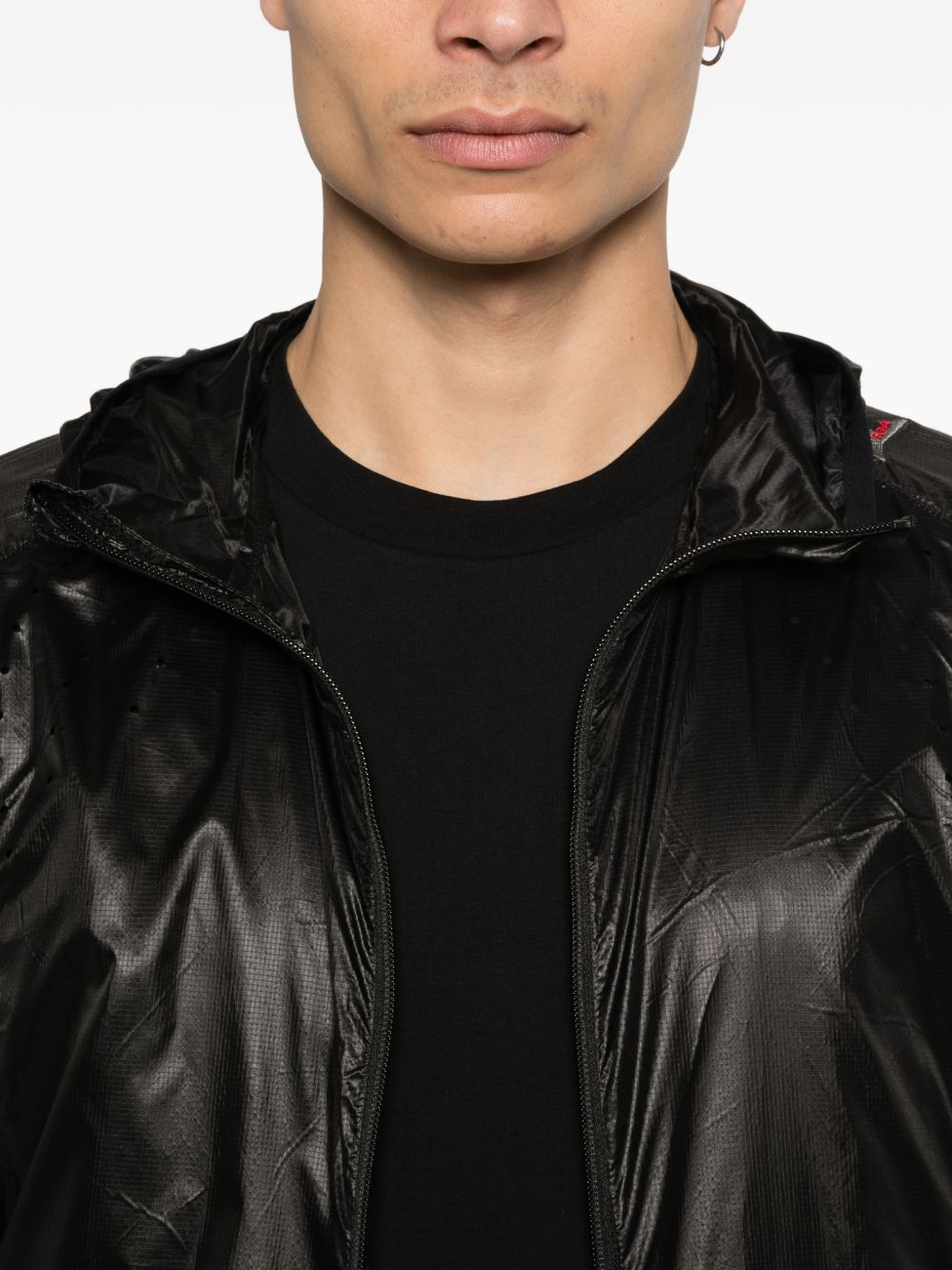 Giacca con zip in nero Roa - uomo 