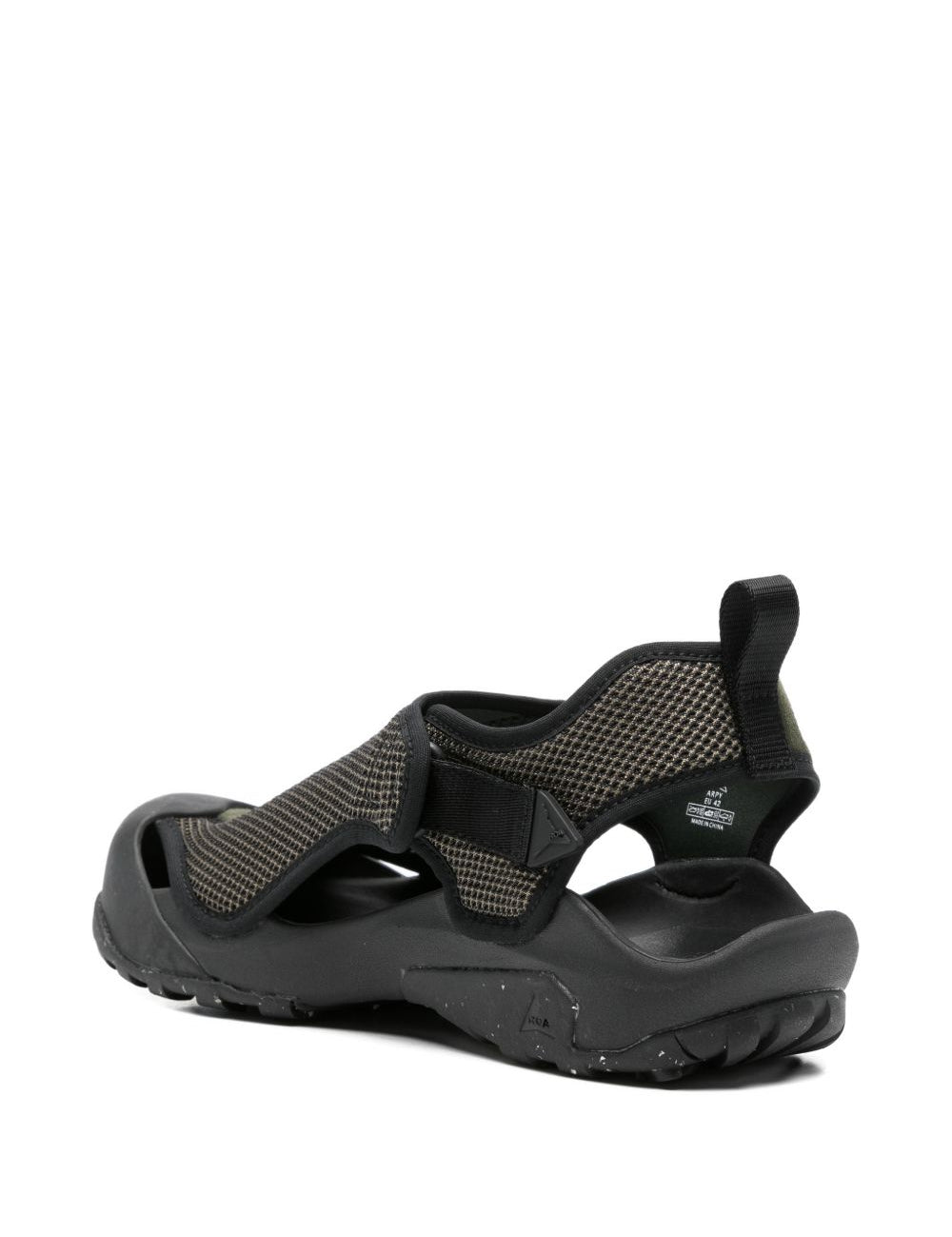 Sneakers con cut-out in verde Roa - uomo 