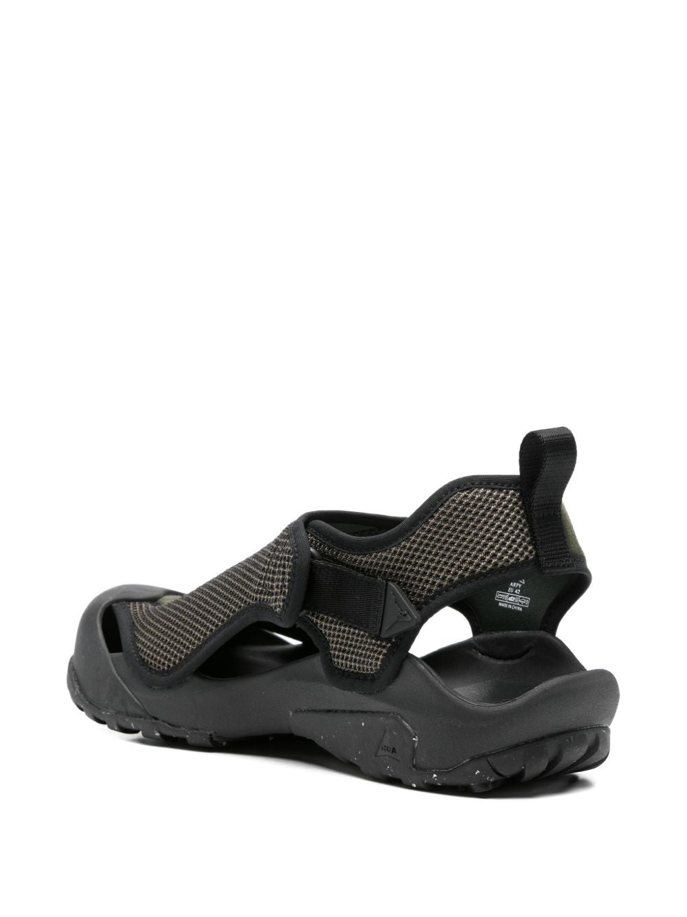 Sneakers con cut-out in verde Roa - uomo 