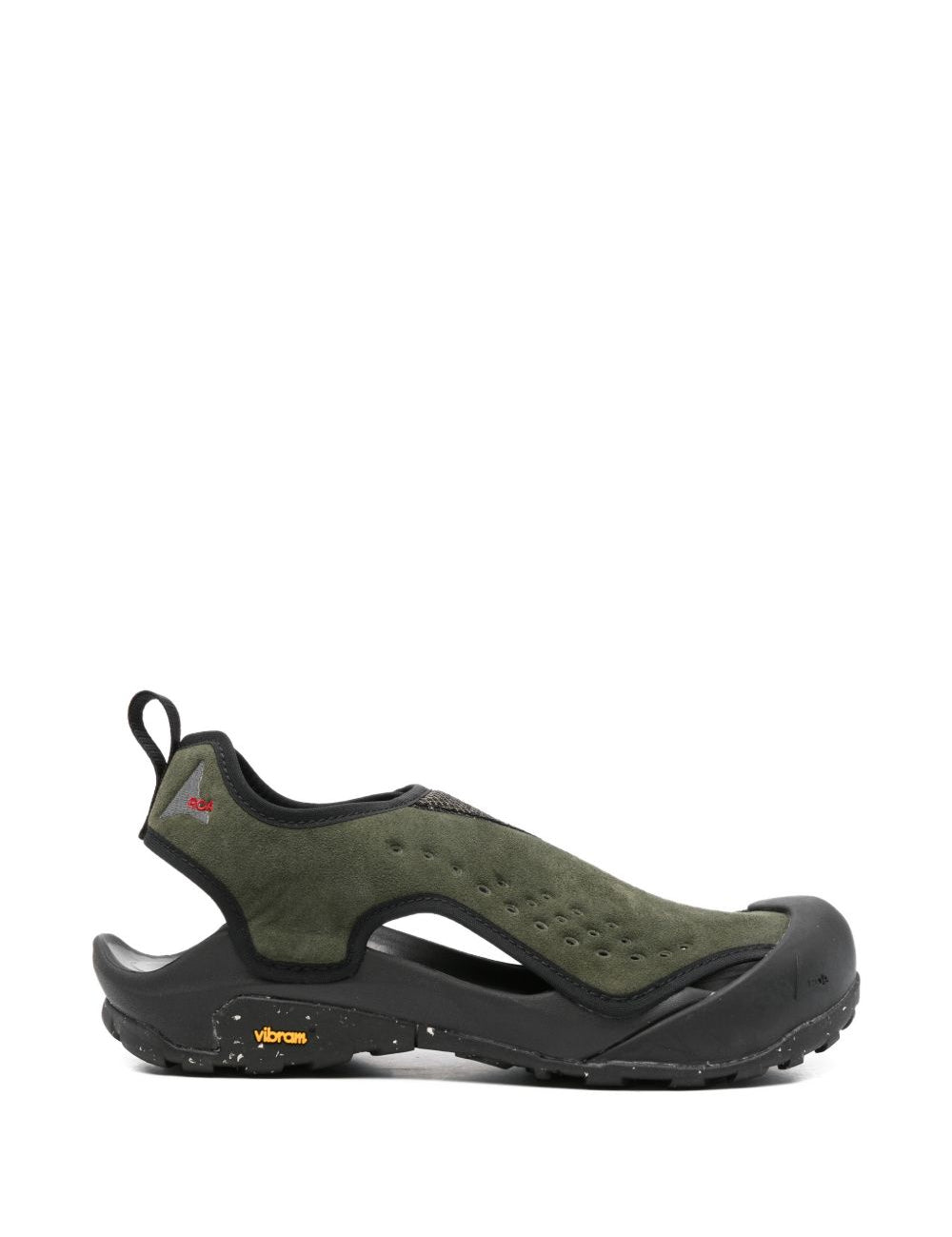 Sneakers con cut-out in verde Roa - uomo 