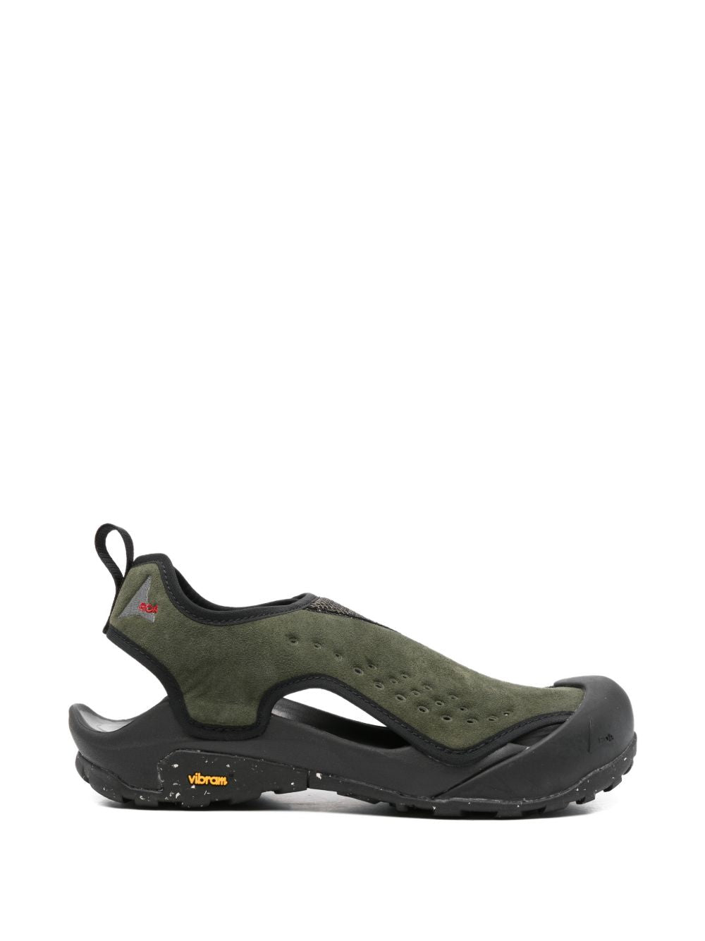 Sneakers con cut-out in verde Roa - uomo 