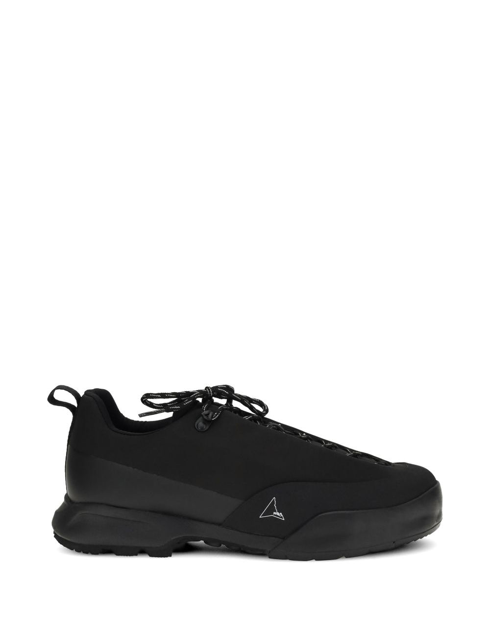 Sneakers allacciate con logo cingino in nero Roa - uomo 
