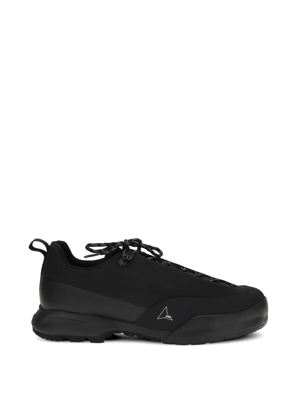 Sneakers allacciate con logo cingino in nero Roa - uomo 