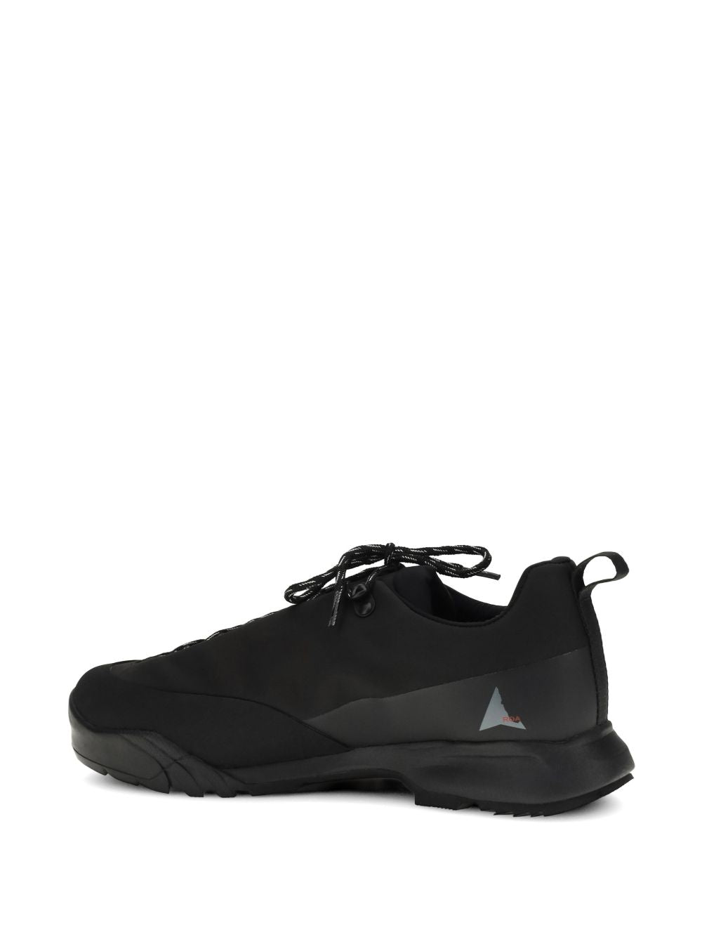 Sneakers allacciate con logo cingino in nero Roa - uomo 