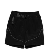 Shorts con cintura in nylon in nero Roa x and wander - uomo 