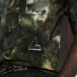 Camicia a maniche corte con stampa grafica in verde Roa x and wander - uomo 
