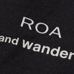 T-shirt a maniche corte x roa in nero Roa x and wander - uomo 