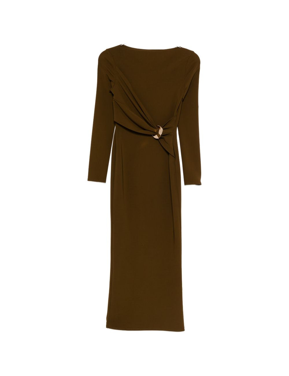 Abito midi con dettaglio in verde Roland Mouret - donna 
