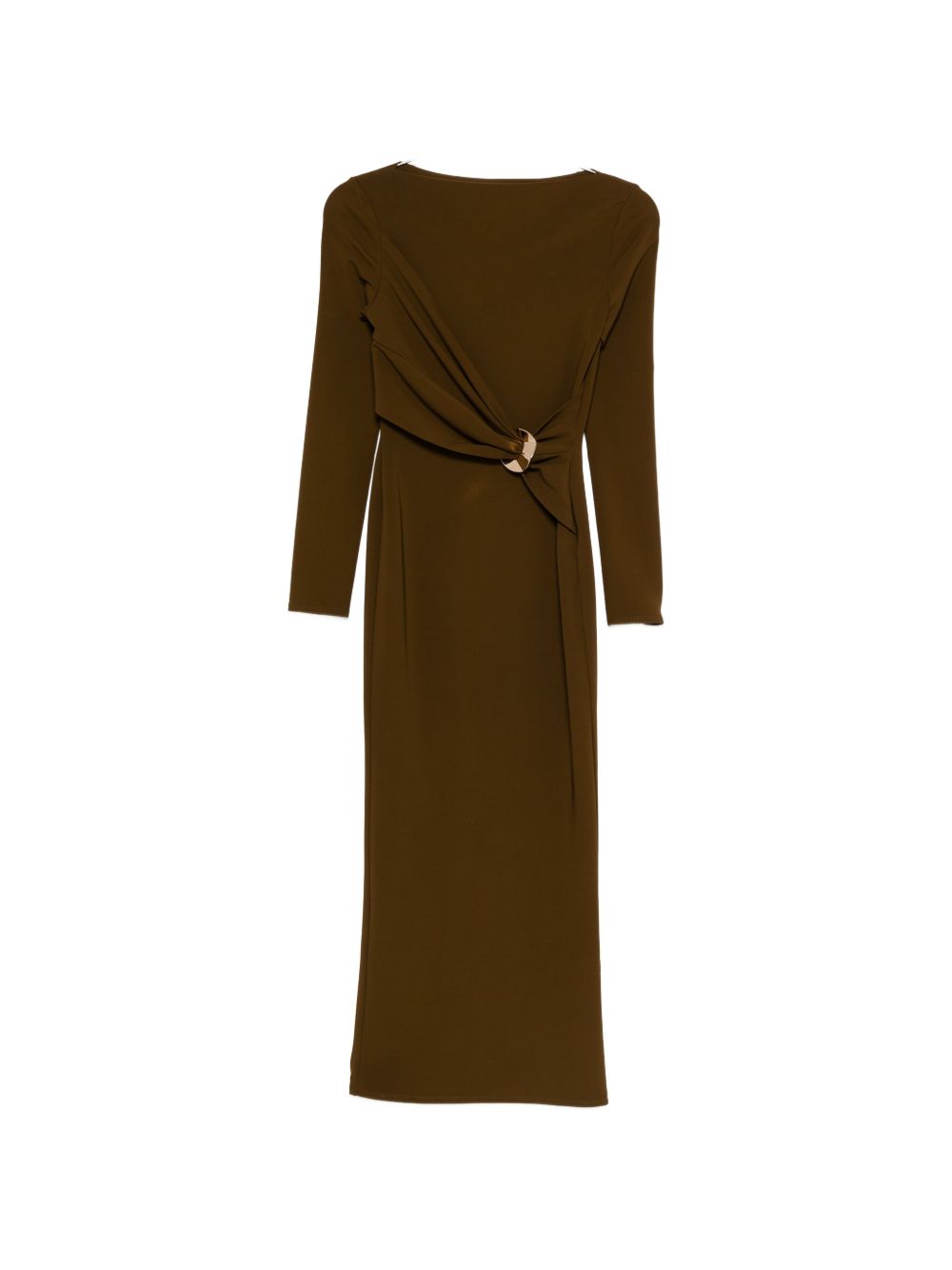 Abito midi con dettaglio in verde Roland Mouret - donna 
