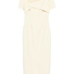 Abito lungo con scollo quadrato in giallo Roland mouret - donna 