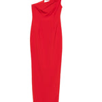 Abito lungo monospalla in rosso Roland mouret - donna 