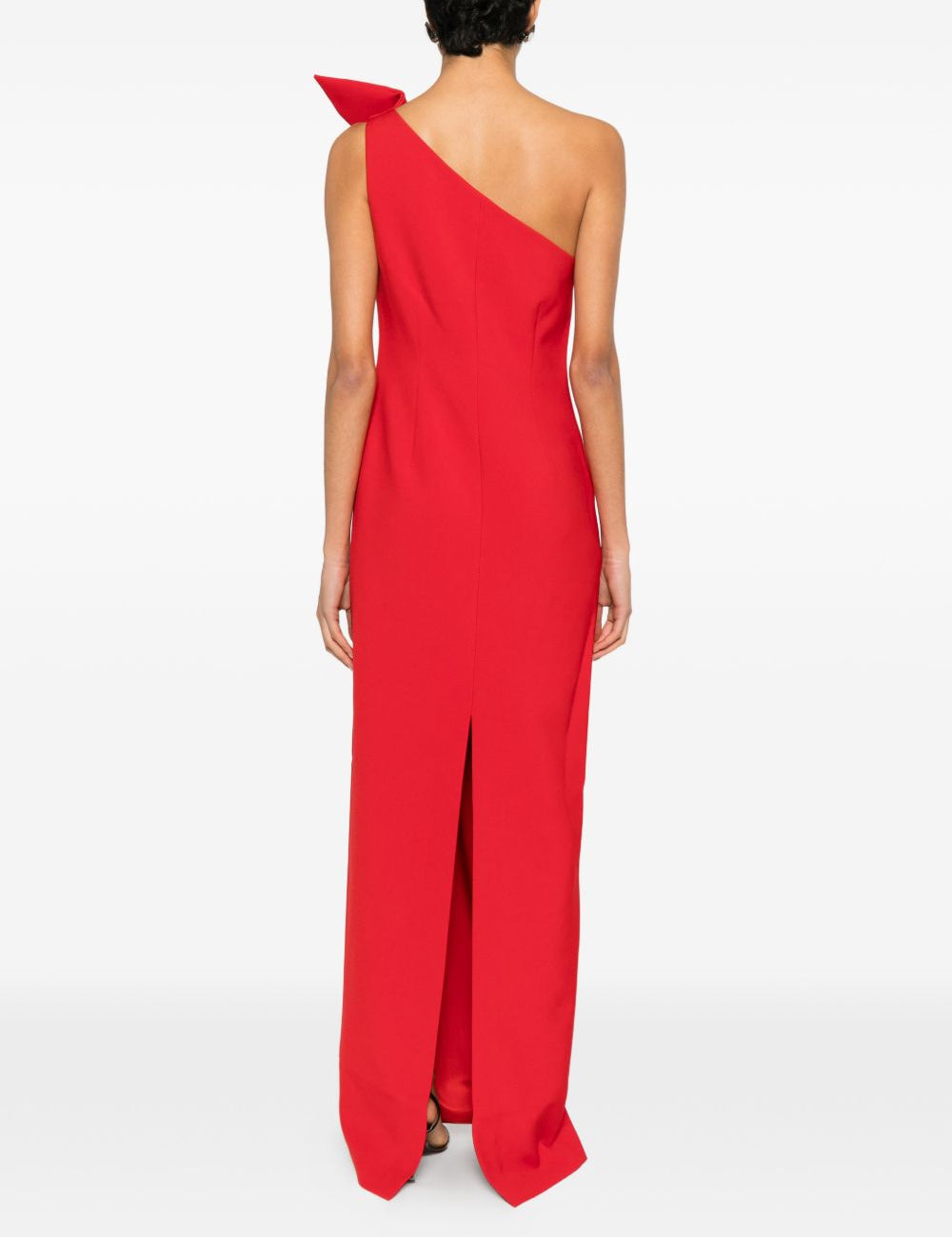 Abito lungo monospalla in rosso Roland mouret - donna 