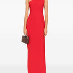 Abito lungo monospalla in rosso Roland mouret - donna 