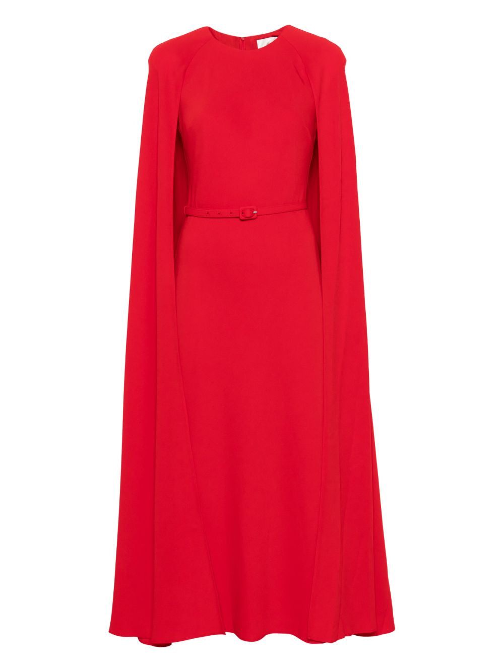 Abito lungo con mantella  in rosso Roland mouret - donna 