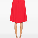 Abito con maniche a mantella in rosso Roland mouret - donna 