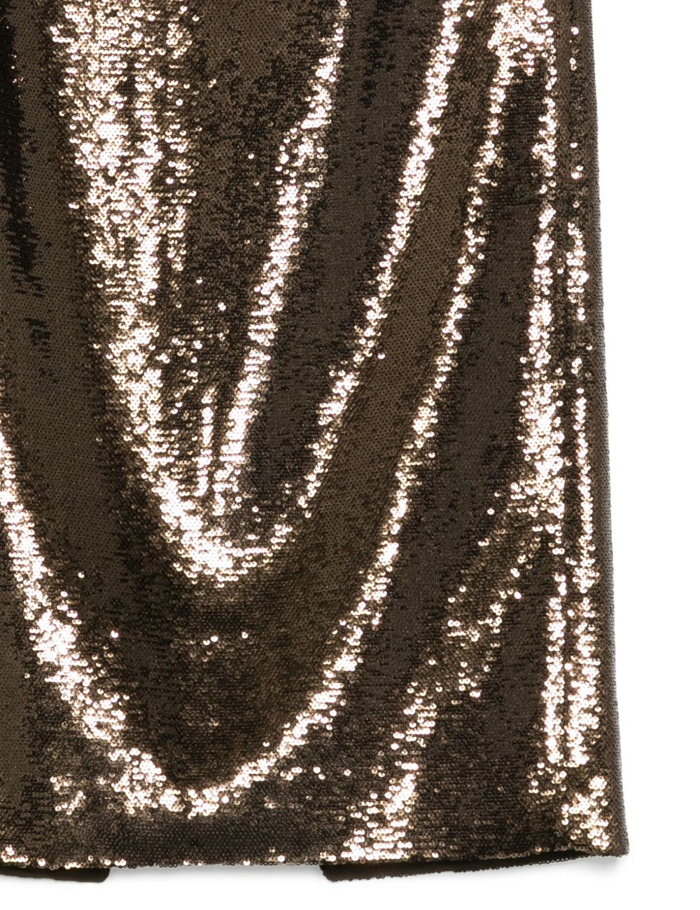 Gonna midi con paillettes in marrone Roland Mouret - donna 